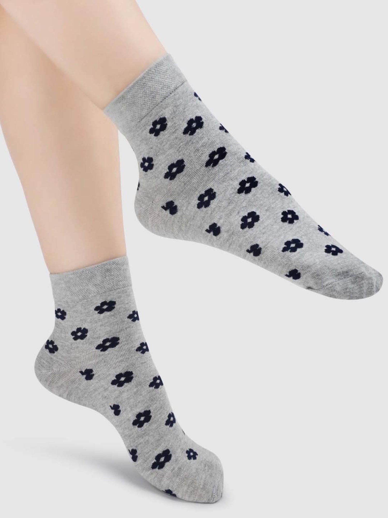 Women's 3pk Sheer Dot and Opaque Trouser Socks - A New Day™ Black 4-10