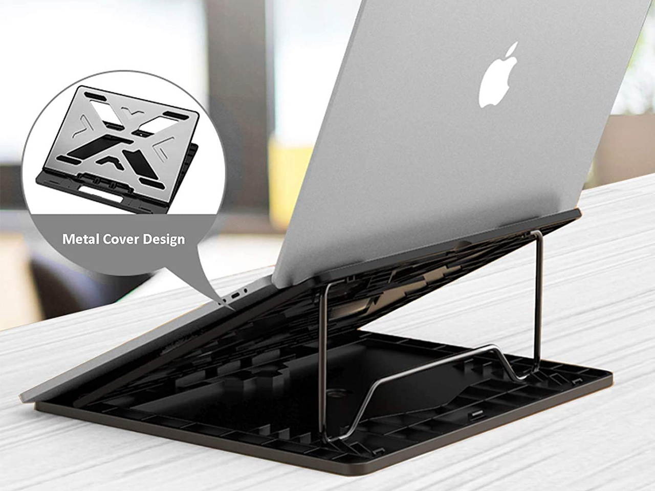 AICHESON Portable Laptop Computer Stand Ventilated Stands, X6 Silver