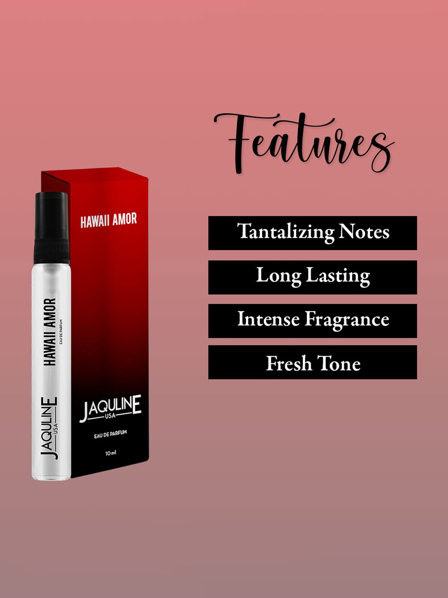 Jaquline USA Hawaii Amor Eau de Parfum - 10 ml