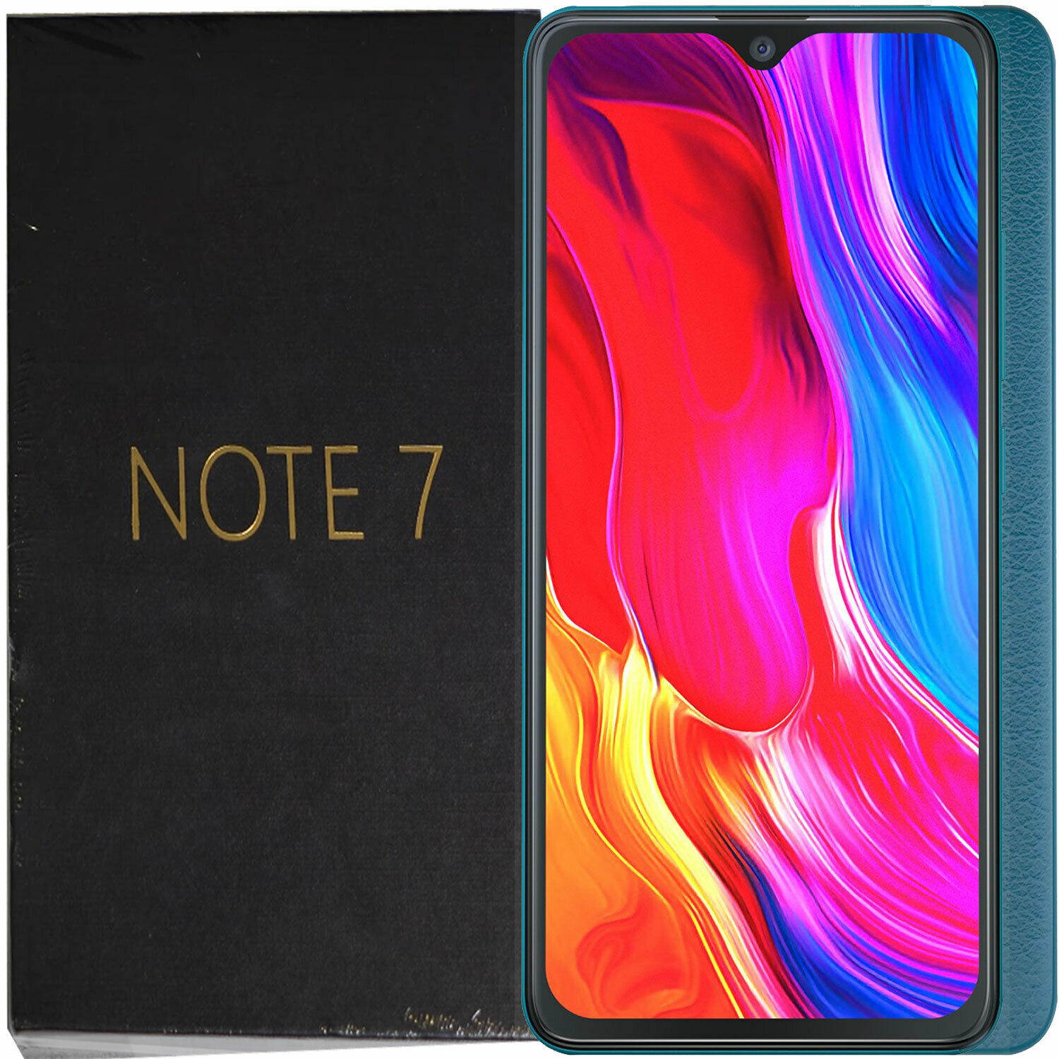 Cubot Note 7 Dual-SIM 16GB + 2GB RAM (GSM Only | No CDMA) Factory Unlocked 4G/LTE Smartphone (Black) - International Version