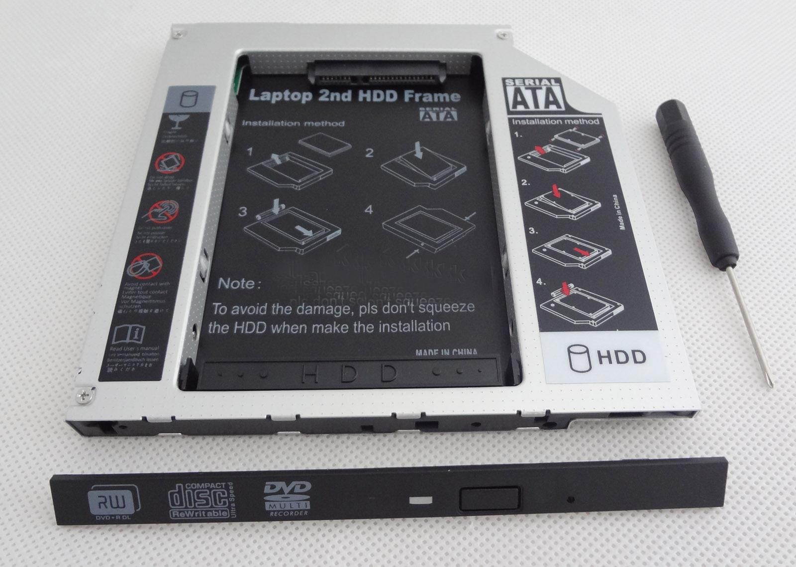 SATA 2nd Hard Drive HDD SSD Caddy For HP Pavilion 14 15 Swap UJ8E2 UJ8D2