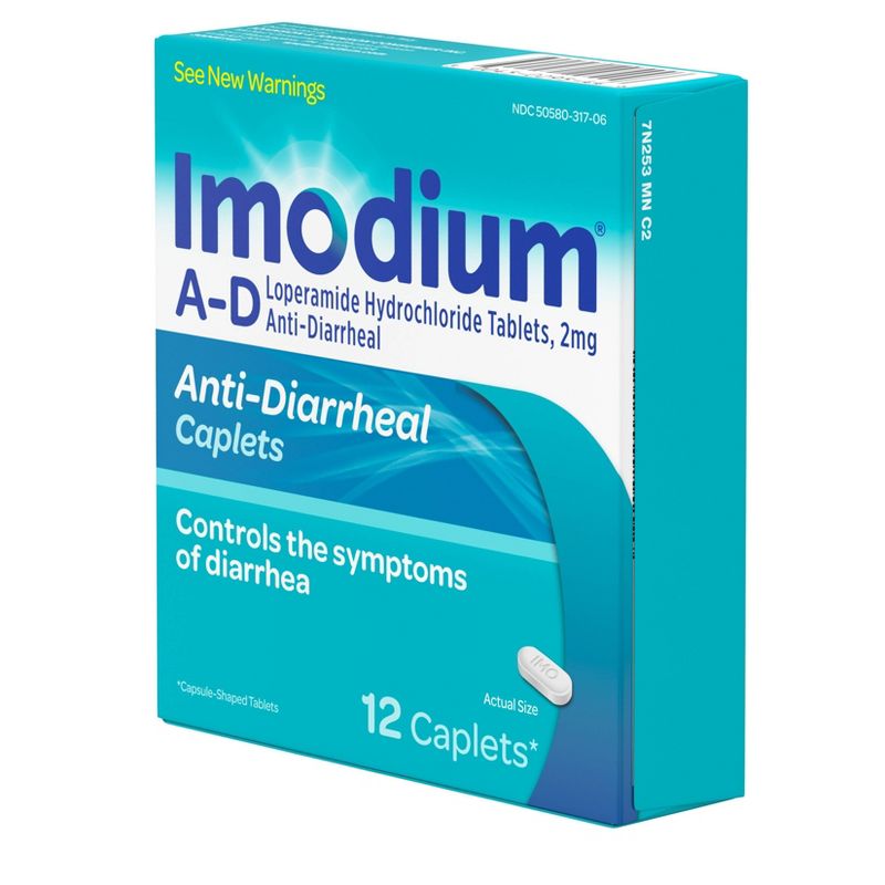 Imodium A-D Caplets - 12ct