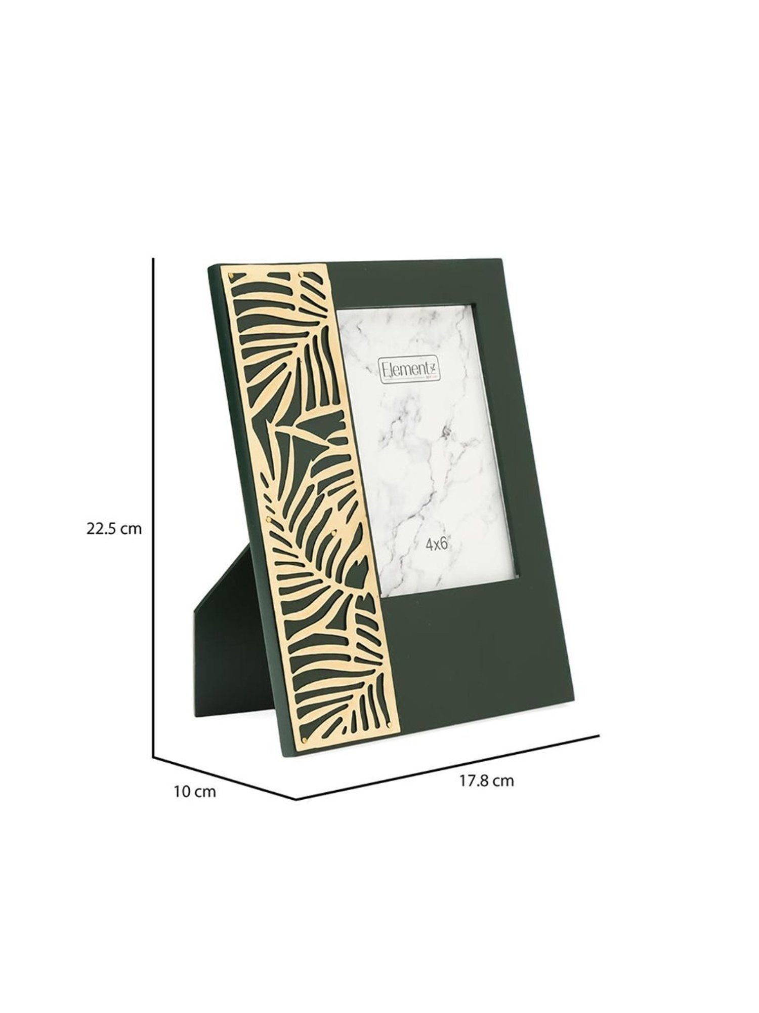 Art Street Gold Engineered Wood Swing Fashion Resin Vintage Photo Frame