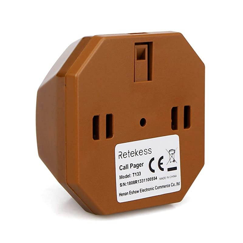 T133 Wireless Call Button Guest Call Waiter System Server Call Paging System Waiter Caller for Church Nursery Clinic Home for T128 and T114