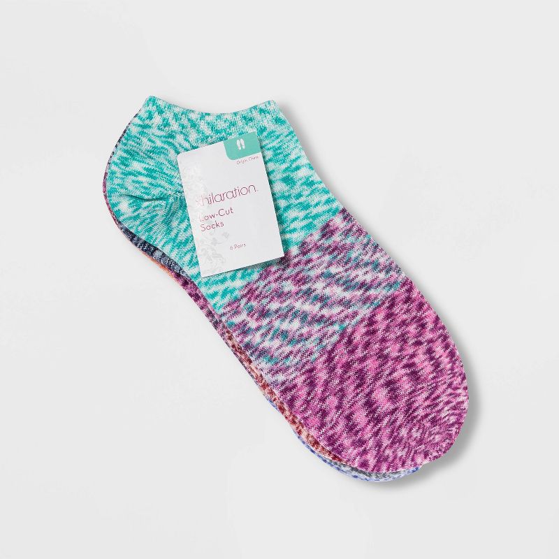 Women's Sparkly Hippo Low Cut Socks - Xhilaration™ Blue 4-10