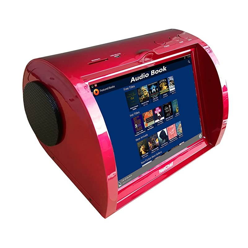 Radio with Hi-Fi Speakers, 8&rdquo; HD Touch Panel, Audio Book, 15K+ Radio Stations, Streaming Videos, Movies, Music, Auto Wi-Fi, Social Media, Recipes, More Features & Functions