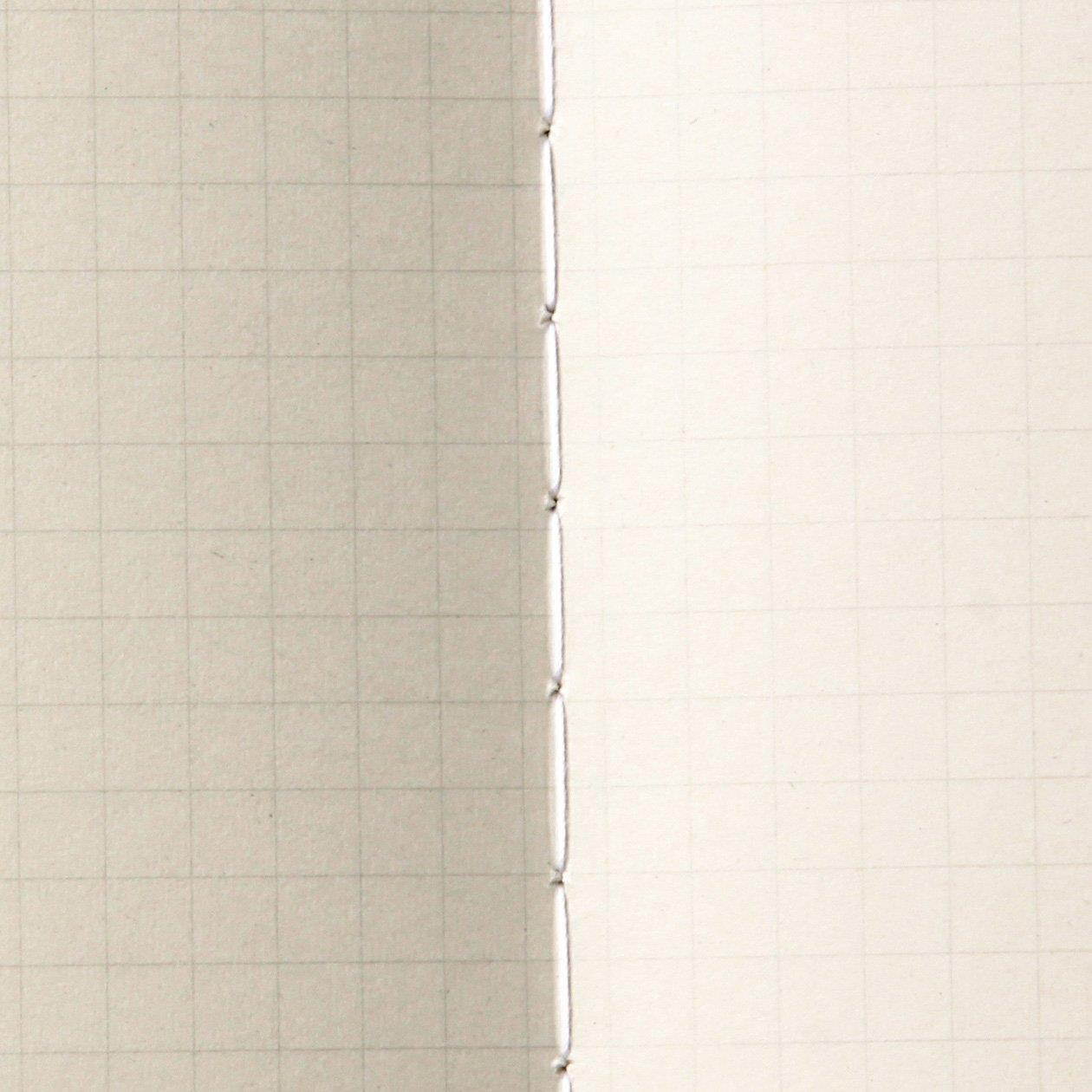 MUJI Notebook A5 5mm-grid 30sheets - Pack of 5books