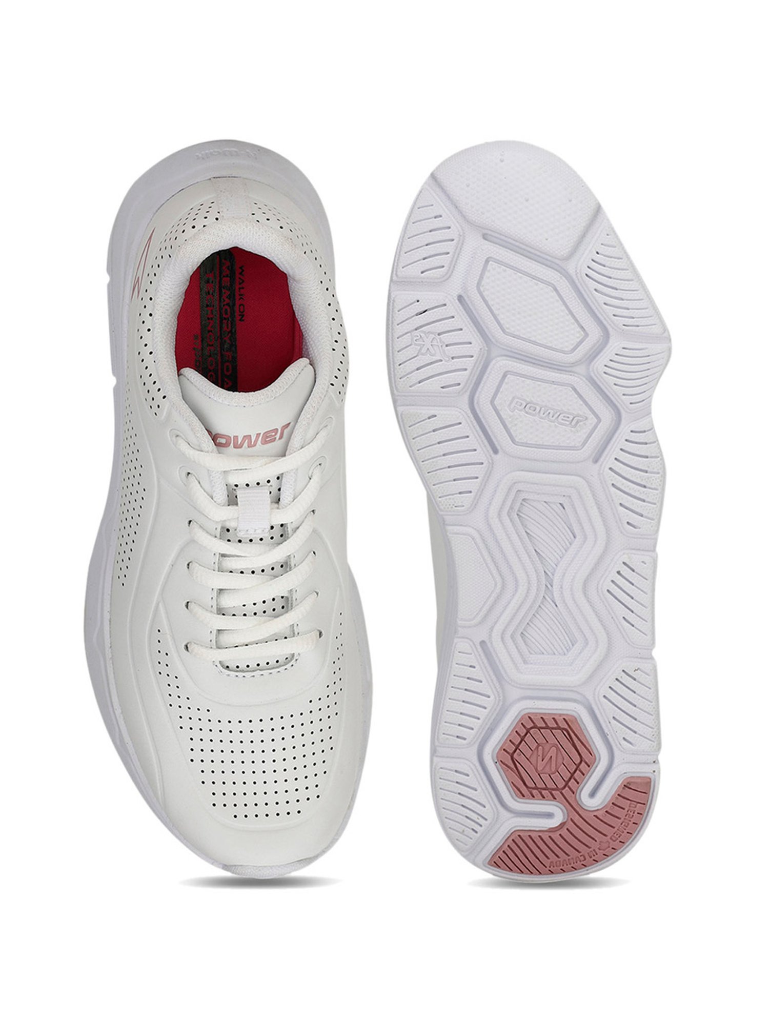 Power by Bata Women's White Training Shoes