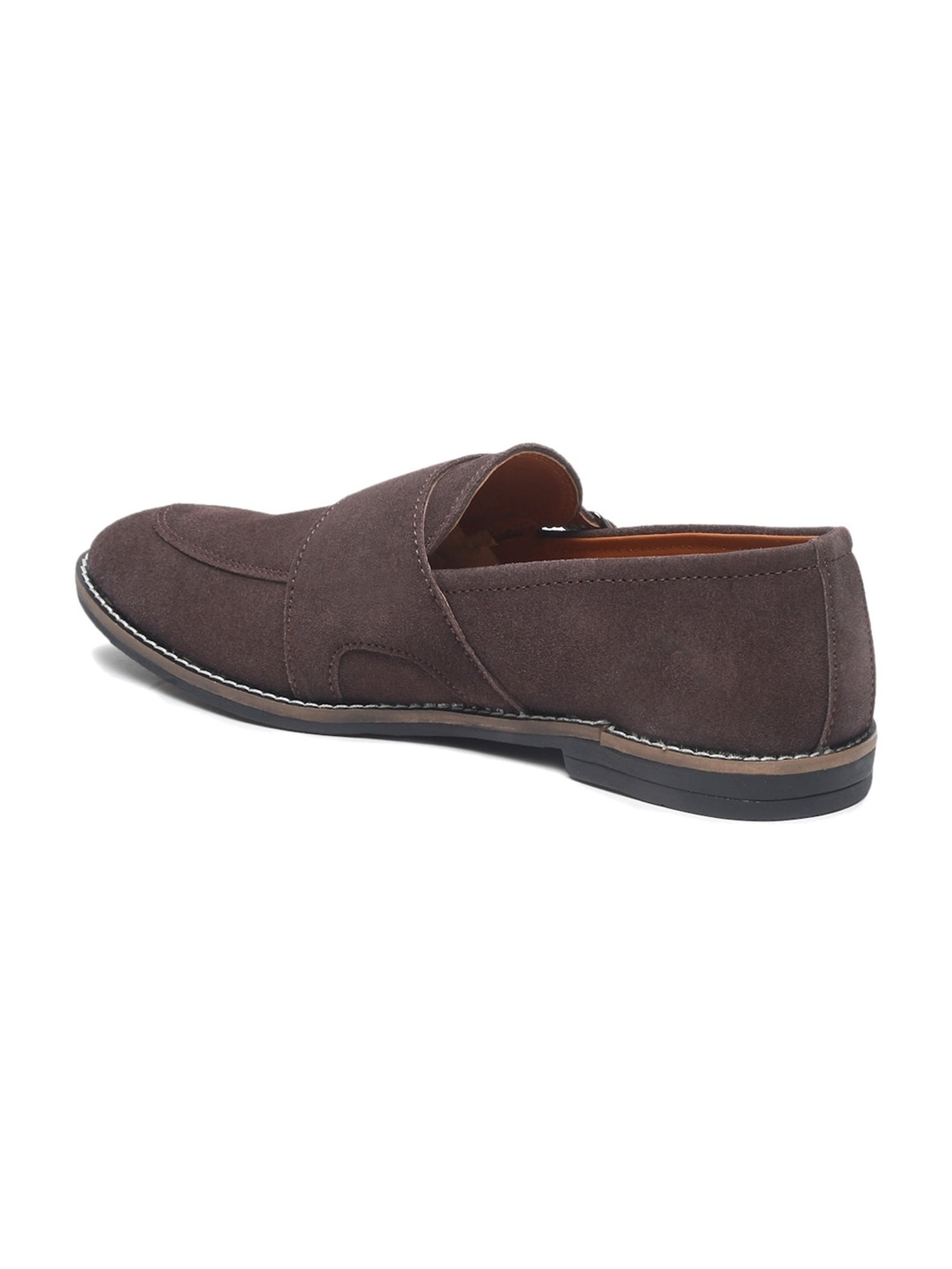 Teakwood Leathers Men's Brown Monk Shoes