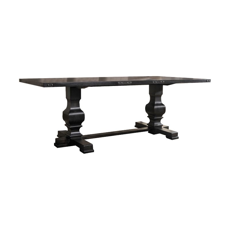 Morland Dining Table Vintage Black - Acme Furniture