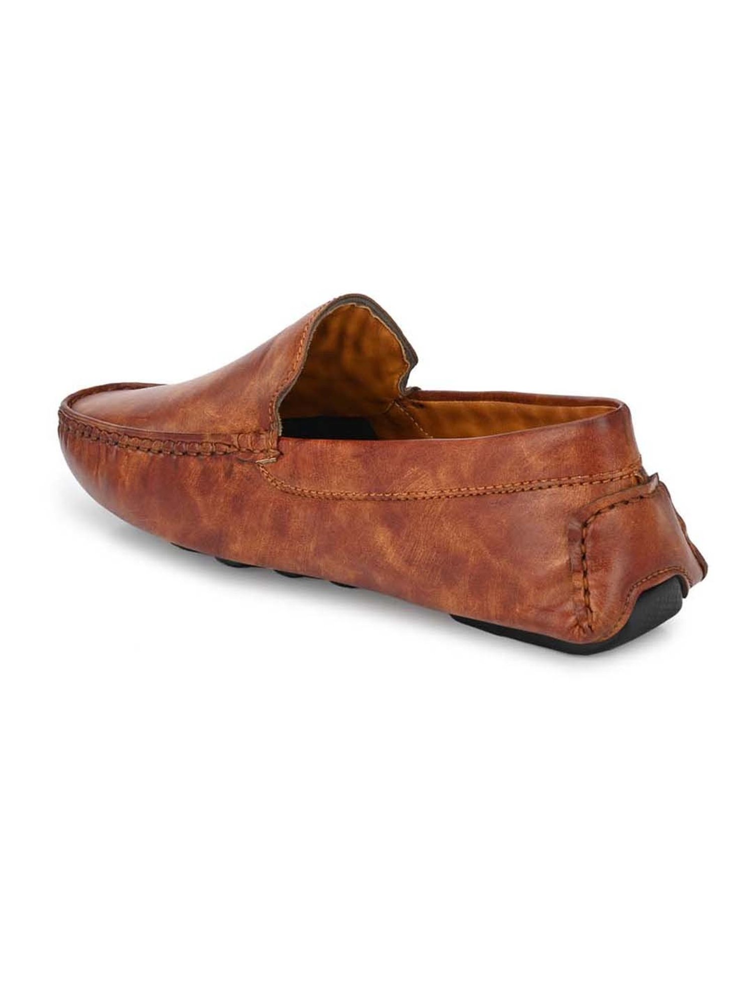 Eego Italy Men's Tan Casual Loafers