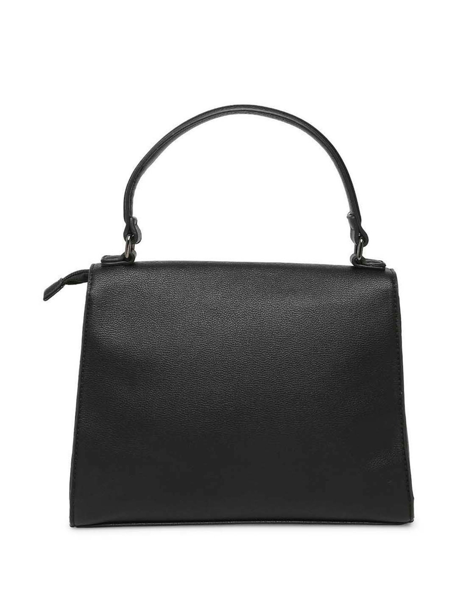 Marina Galanti Black Embellished Medium Satchel Handbag