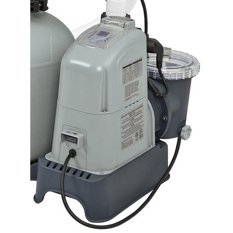 Solar Sun Rings Twister Power Steering Component for Automatic Robotic Suction Pool Cleaner Hoses with 30 Degree Angle Adaptor, Blue