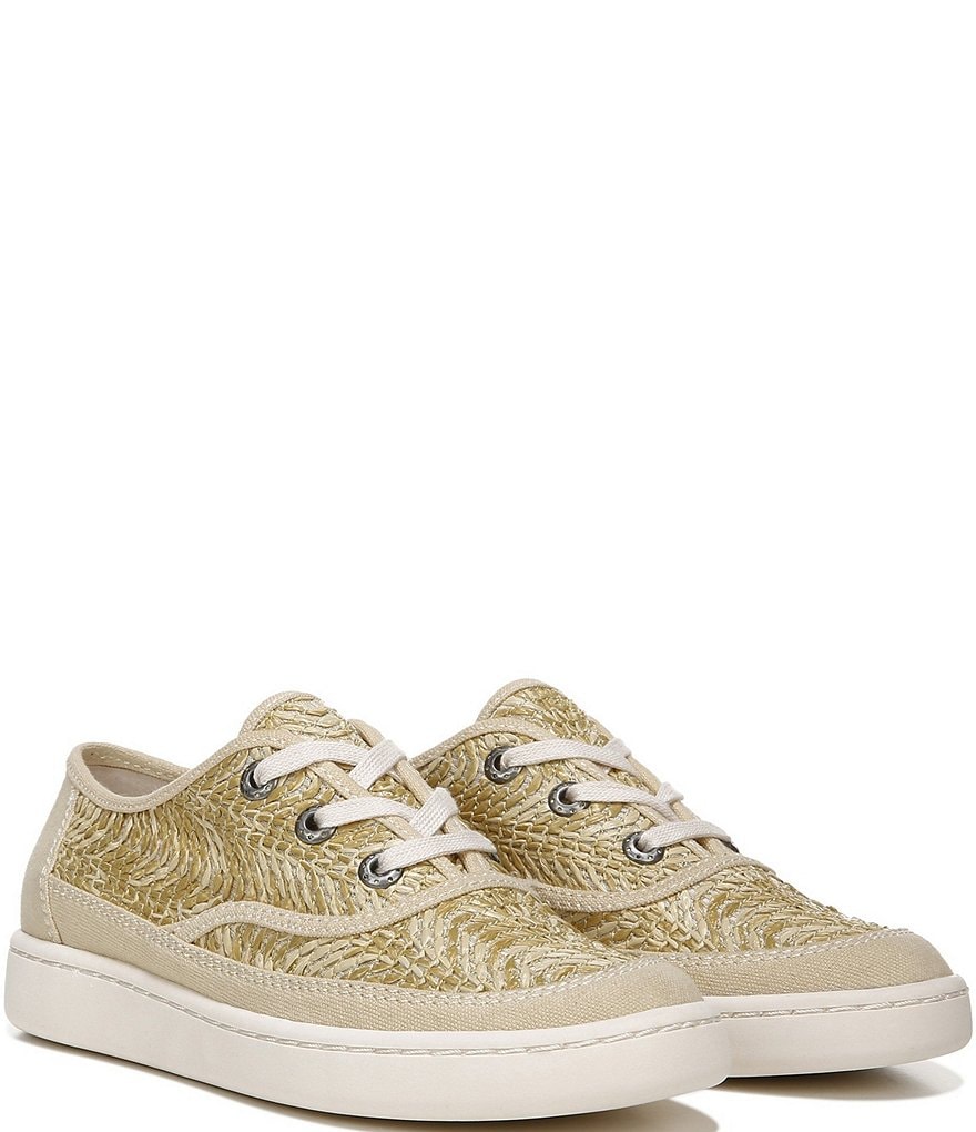 Zodiac Cheezburger Raffia Lace-Up Sneakers