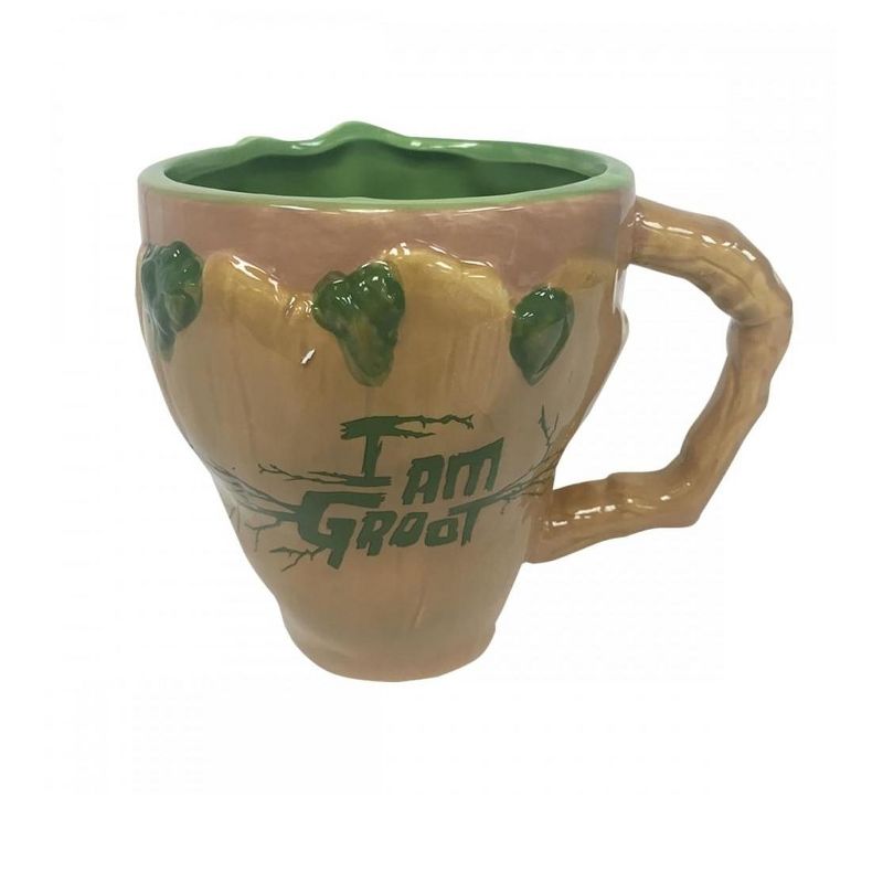 Silver Buffalo Marvel Guardians of the Galaxy Baby Groot 20 oz Ceramic 3D Sculpted Mug