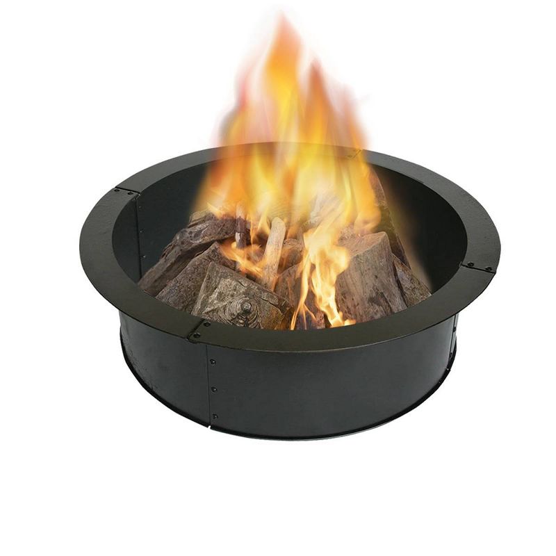 DeckMate 30371 Avondale Outdoor Backyard Patio Portable Steel Fire Bowl Fire Pit, Antiqued Copper Finish