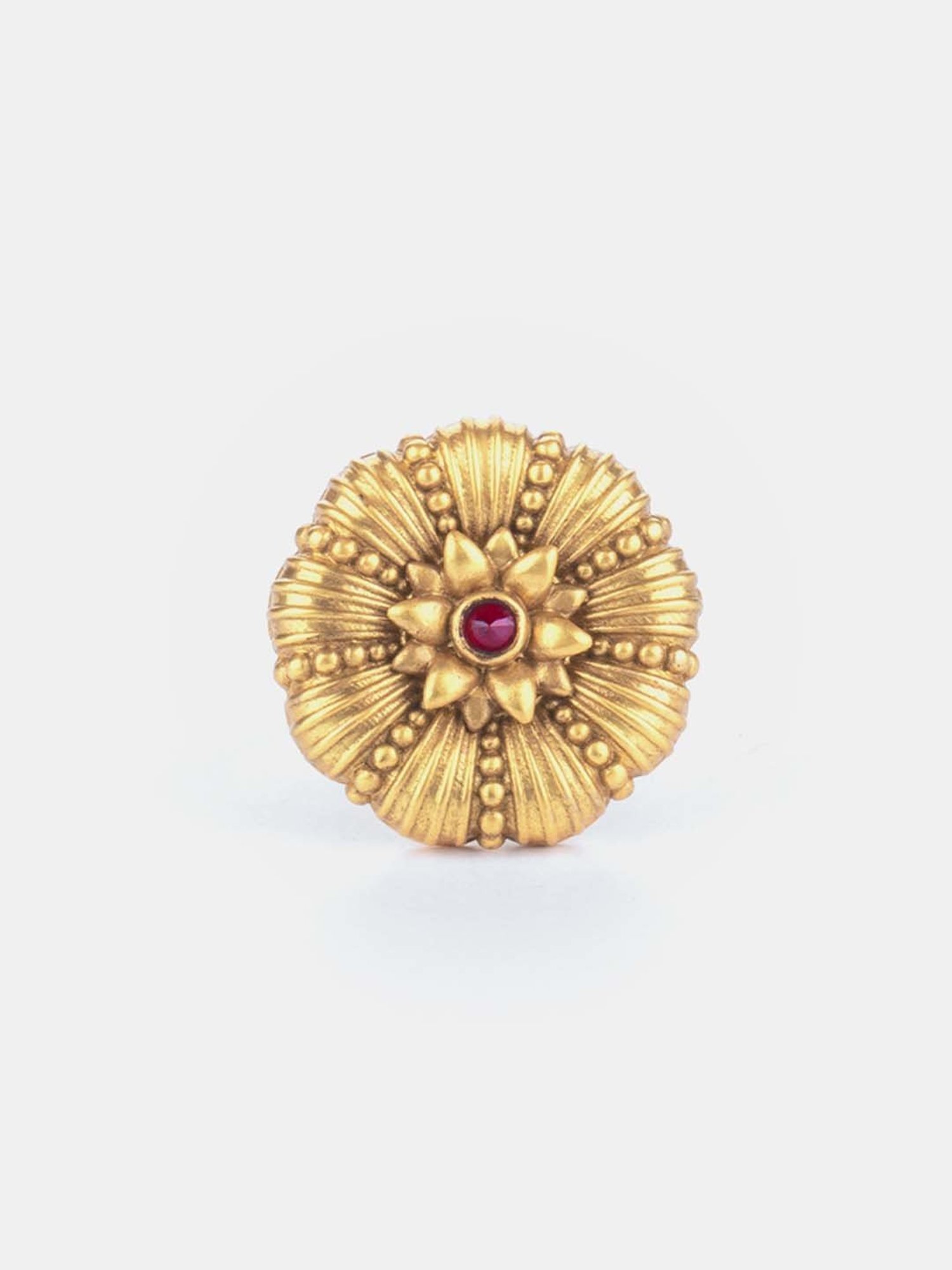 925 Silver 1 Carat American Diamond Classic Halo Engagement Ring for Women & Girls