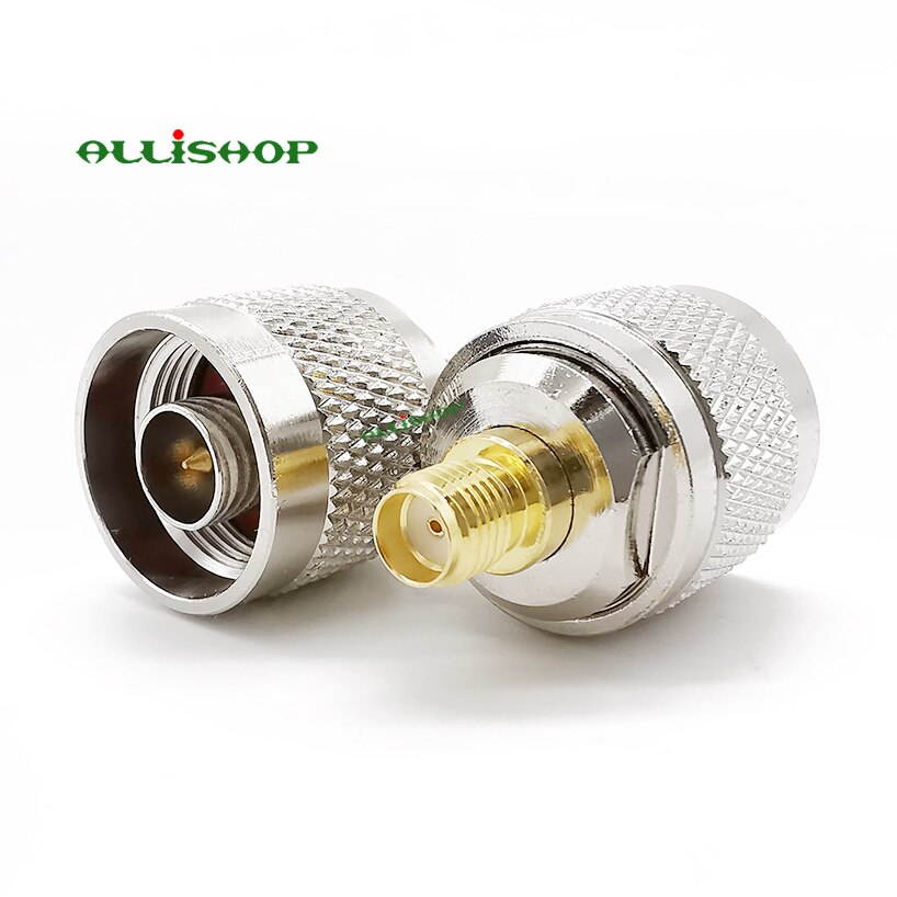 100Pcs N Male Plug to SMA Female Jack RF Coax Adapter convertor Straight Mobile Signal Booster Repeater Amplifier