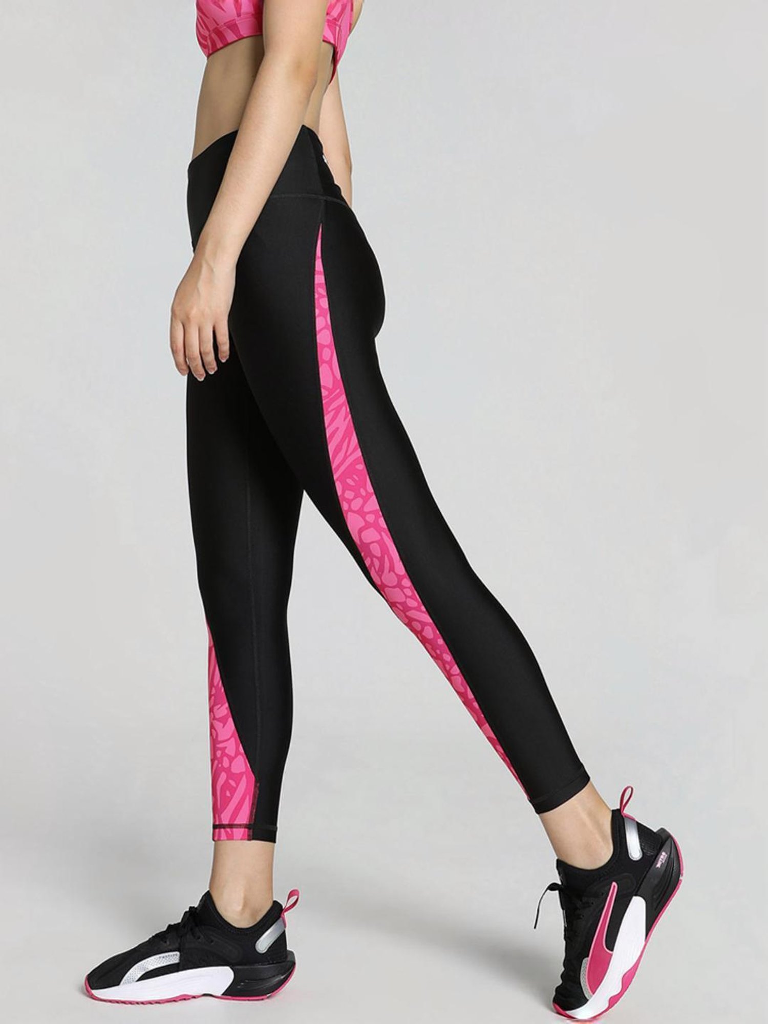 KENDALL + KYLIE White Printed Sports Tights