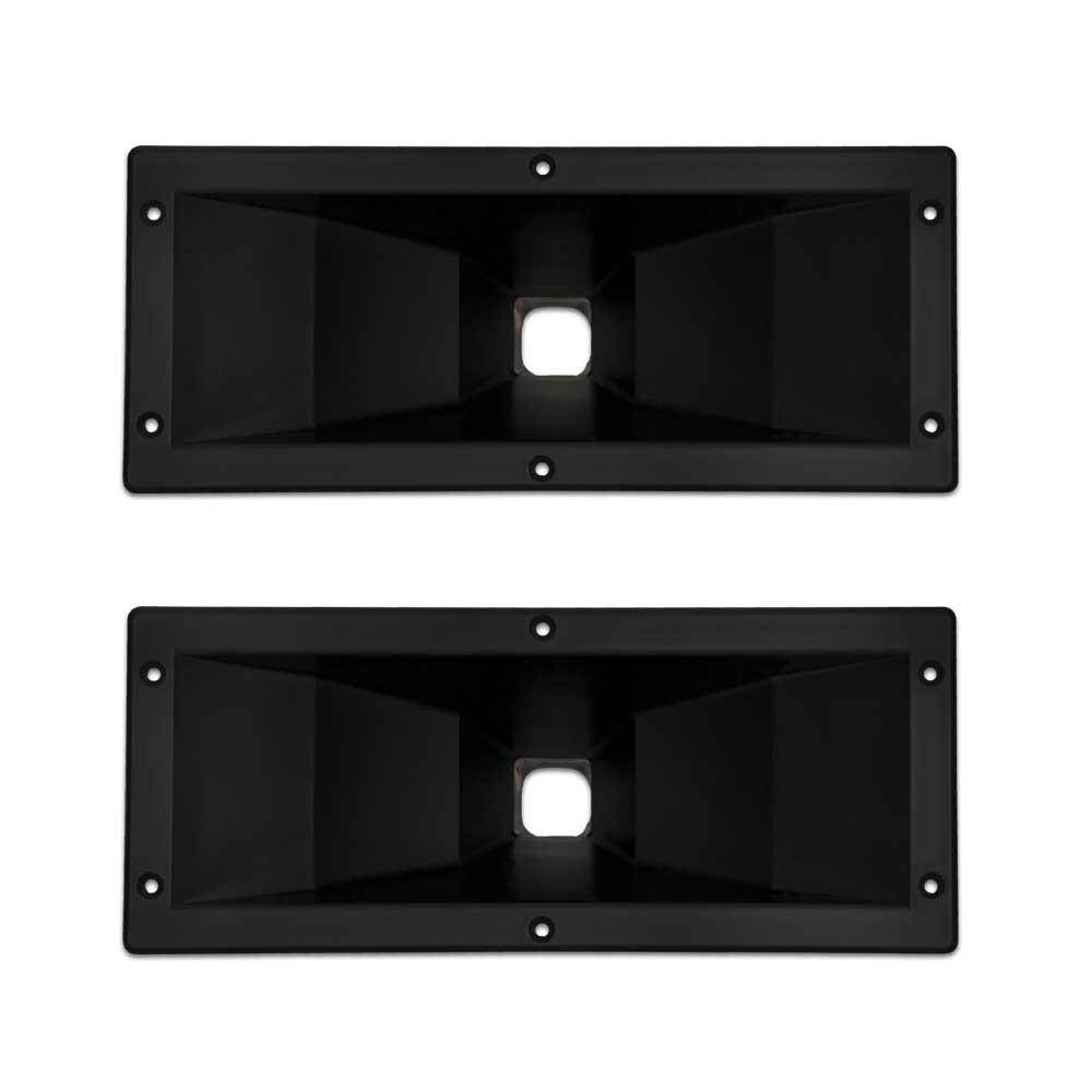 2 Goldwood Sound GT-400PB Heavy Duty ABS Directivity Horns Molded Horn Lenses