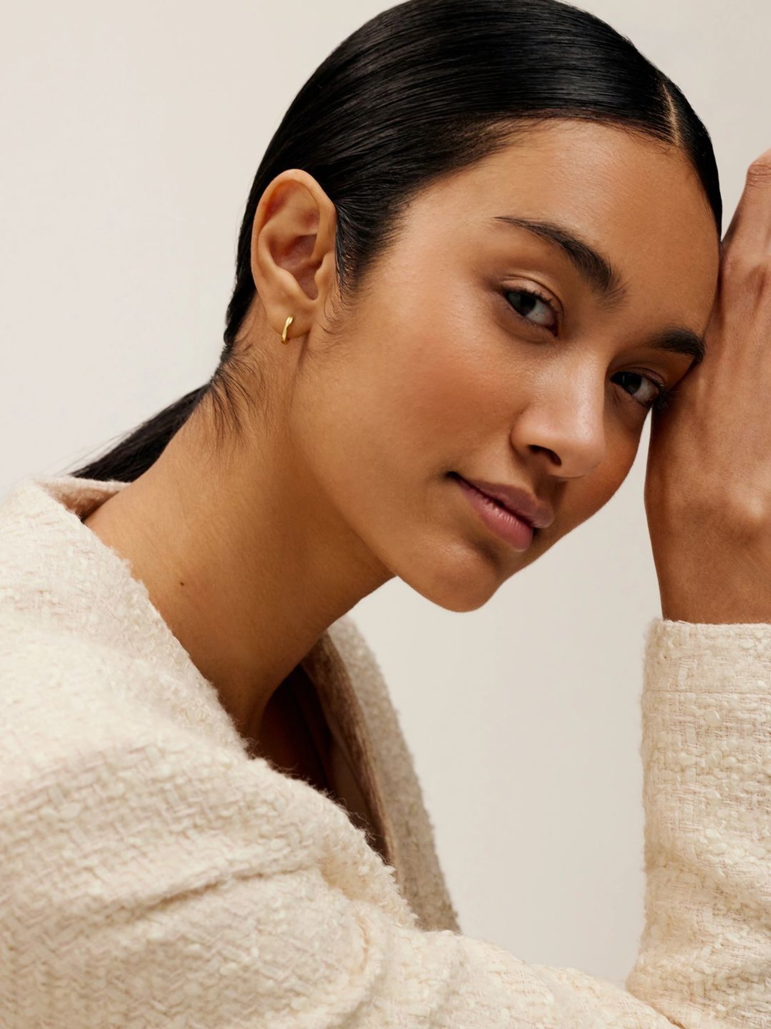 Ted Baker CRISLIE: Logo Hoop Earrings (12mm)