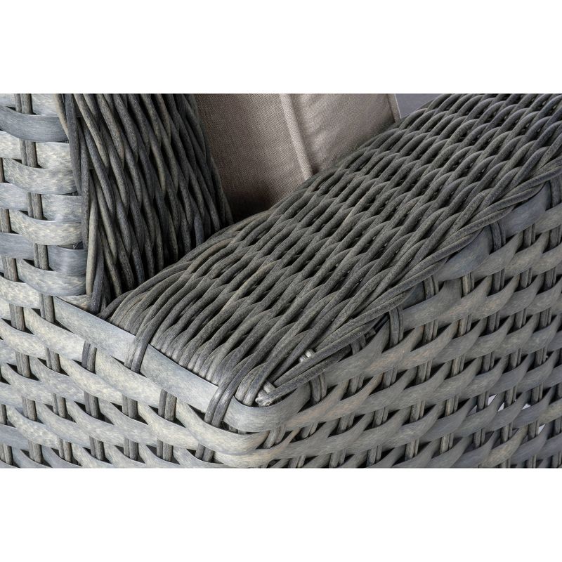 Palisades 4pc All Weather Wicker Seating Set with Coffee Table - Alfresco Home