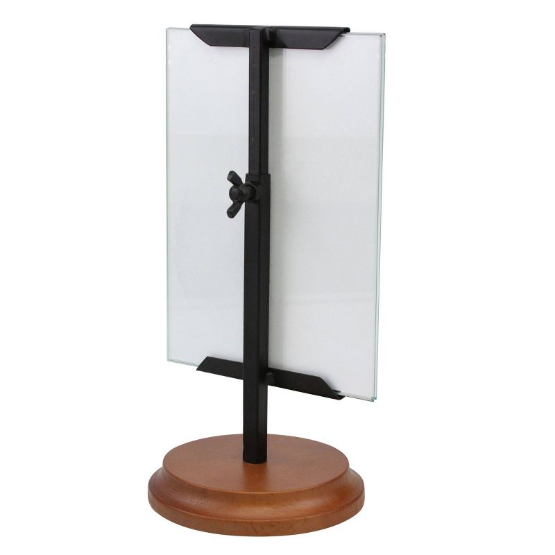 Photo Stand with Wooden Base Single Frame - Stonebriar Collection