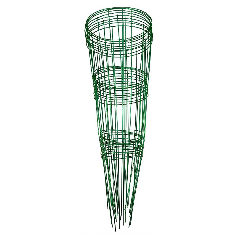 54" 5pk Heavy Duty Plant Support Evergreen - Glamos