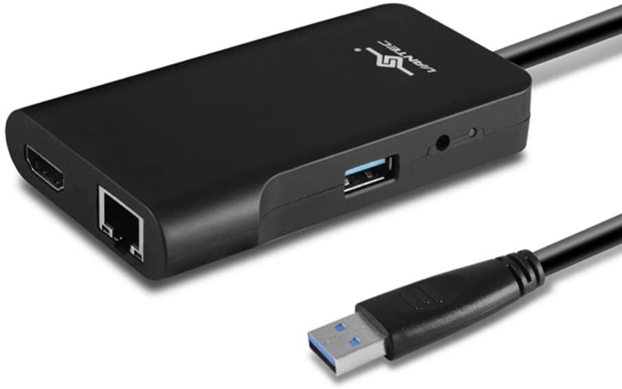 Vantec SB 3.0 Universal Mini Docking Station Adapter with HDMI/DVI (DSH-M100U3), red