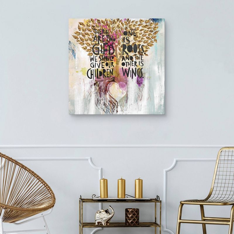 30" x 30" Tree of Life by Nikki Chu Canvas Art Print - Masterpiece Art Gallery