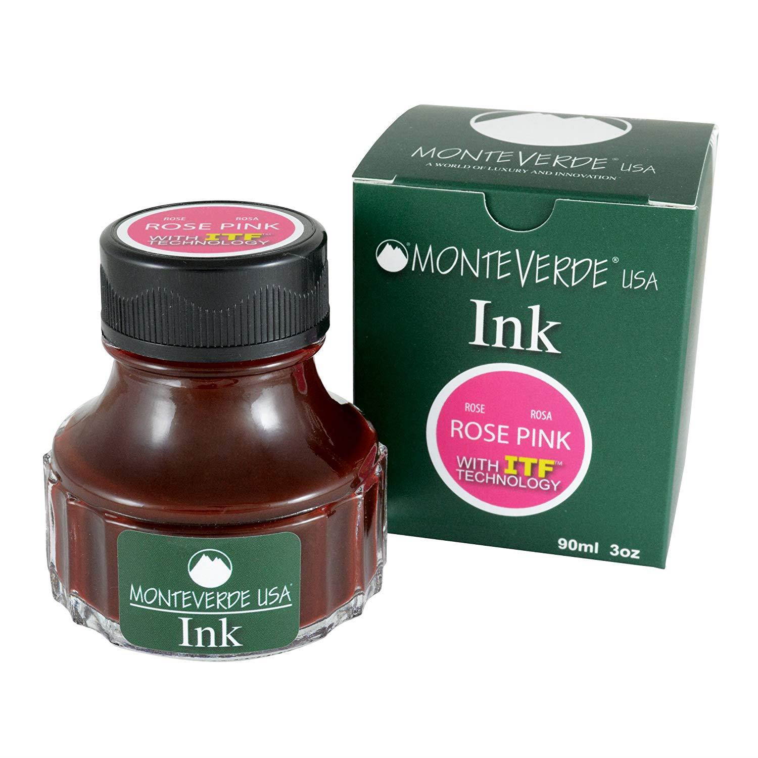 Monteverde USA Ink with ITF Technology, 90 ml Rose Pink (G308PK)