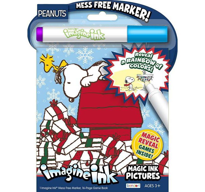 Peanuts Imagine Ink Book