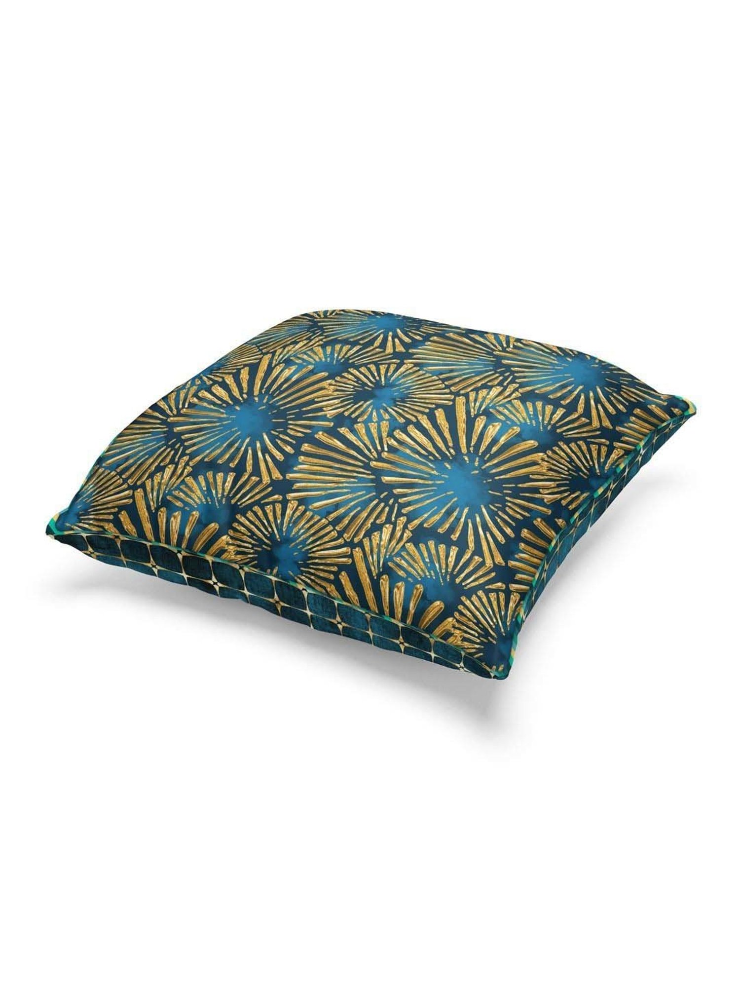 Bianca Suzane Teal Green Microfibre Cushion Cover - Set of 3