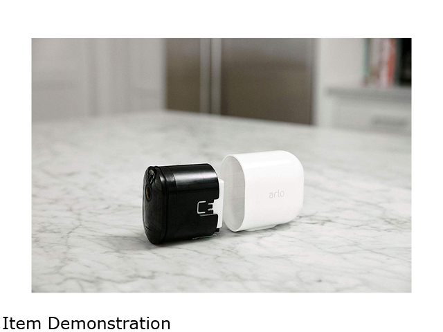 Arlo Pro 3 - Wire-Free Security 3 Camera System, 2K Resolution with HDR, 160&deg; View, Indoor/Outdoor, Color Night Vision, Spotlight, 2-Way Audio, Rechargeable Battery, Siren (VMS4340P)