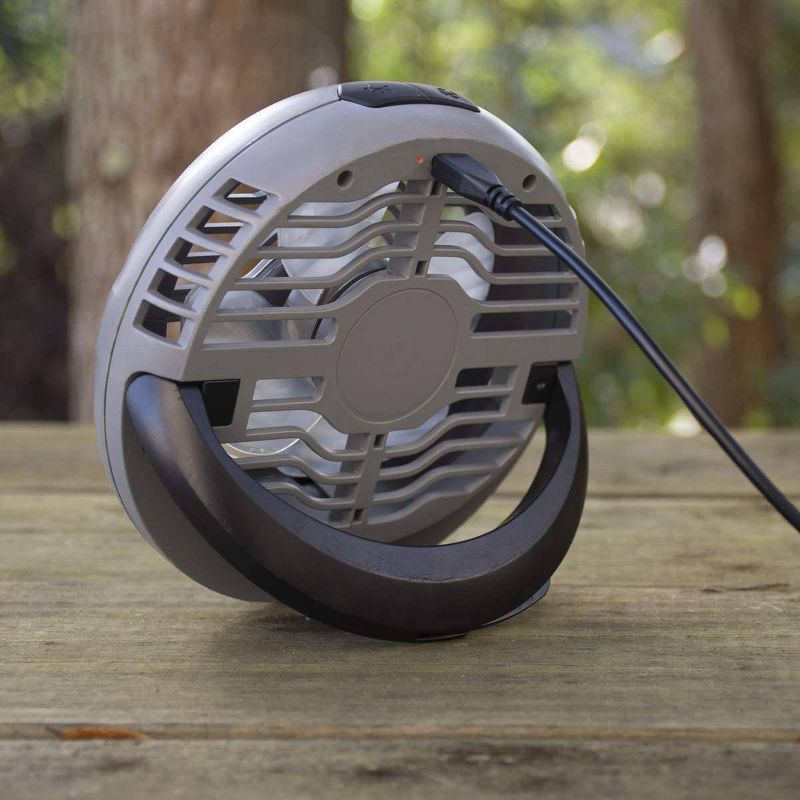 UST Brila USB Rechargeable Fan and LED Light with Independent Control and Hook