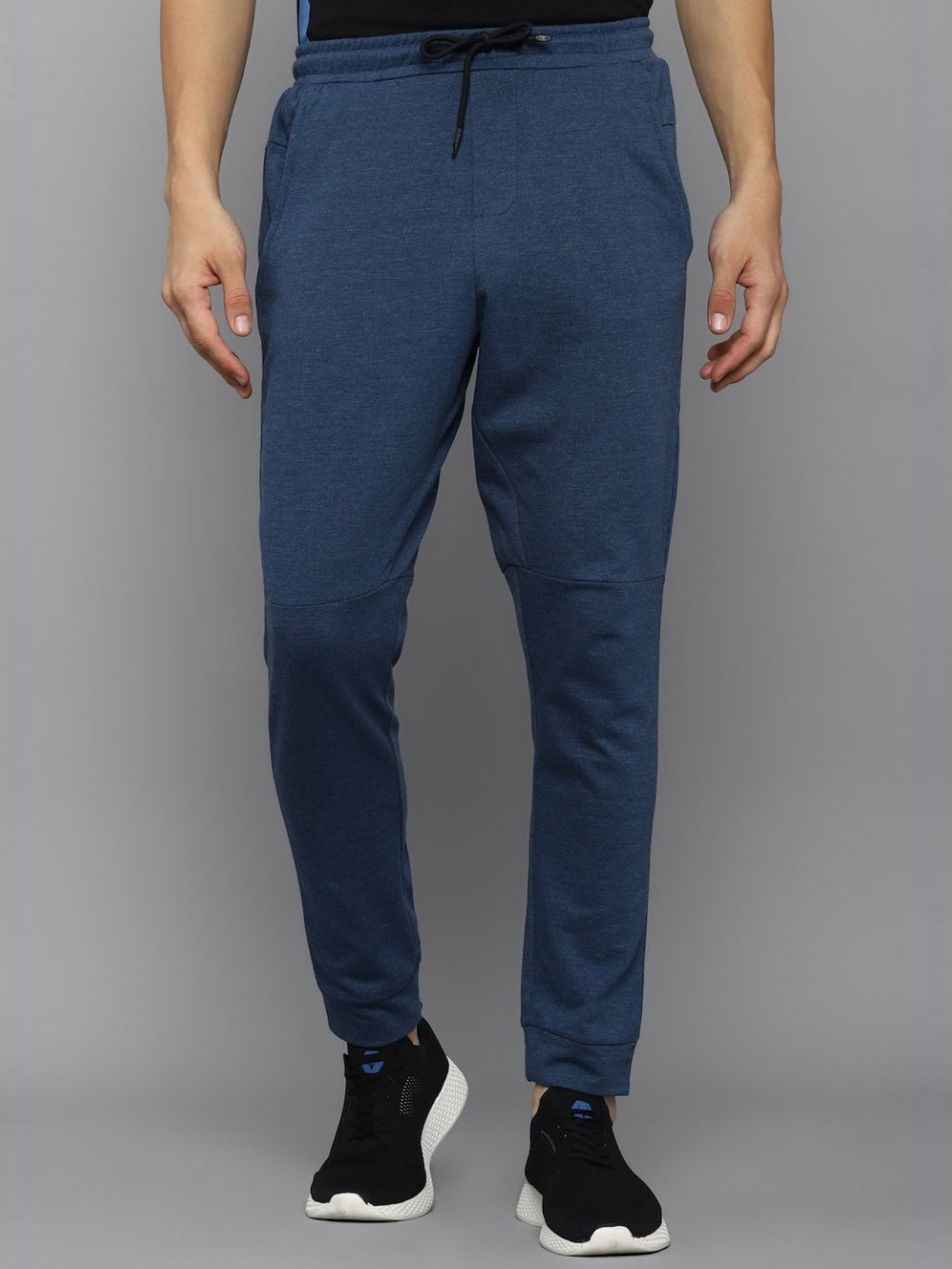 Tribe by Allen Solly Navy Blue Regular Fit Joggers