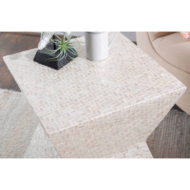 Prestyn Accent Table Ivory - Linon