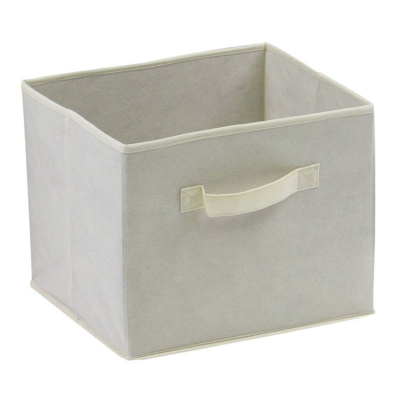 Set of 4 Capri Foldable Fabric Baskets Beige - Winsome