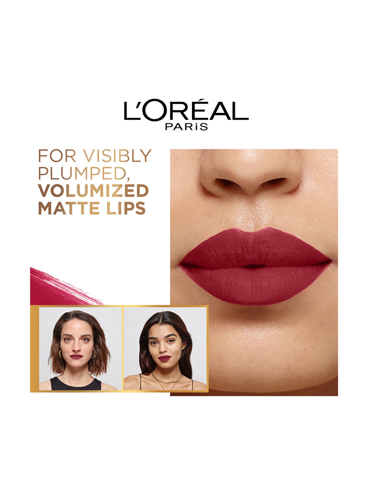 L'Oreal Paris Color Riche Intense Volume Matte Lipstick 276 La Leather Liberated - 1.8 gm