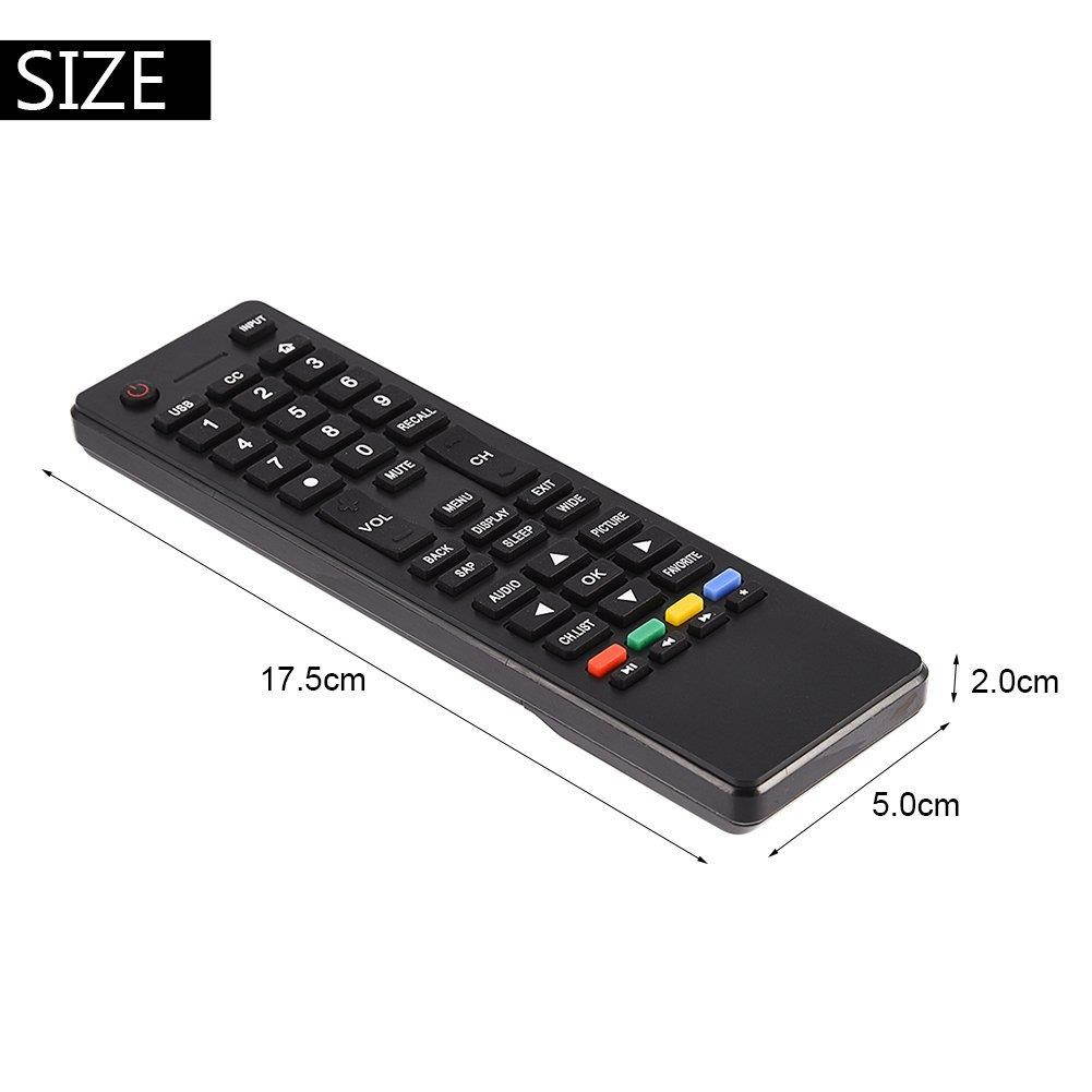 Universal Remote Control Fit for Haier HTR-A18M TV, Remote Control Replacement for Smart TV Haier HTR-A18M 55D3550 40D3500M 48D3500