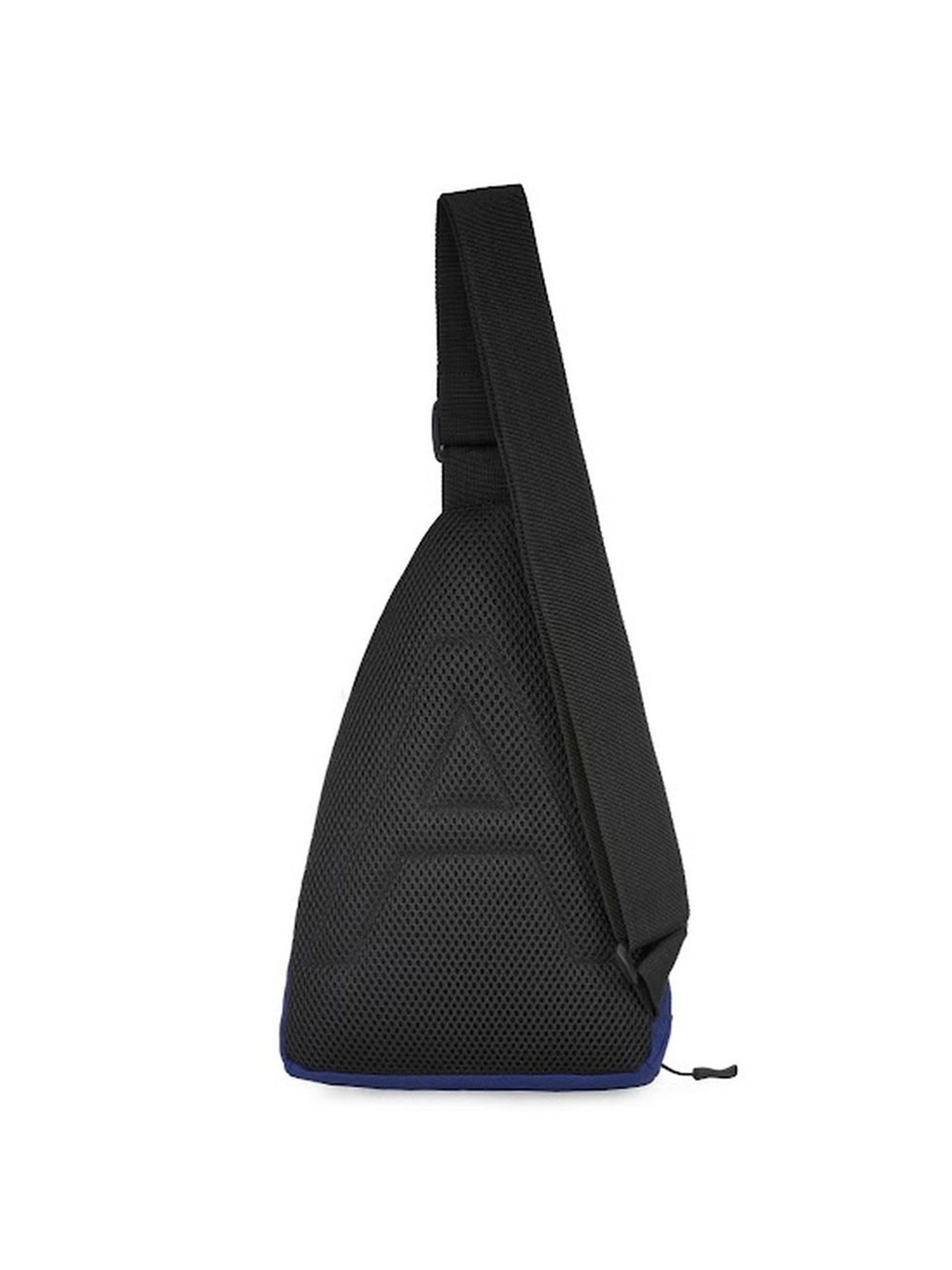 Aeropostale Chandler Navy Polyester Printed Cross Body Bag