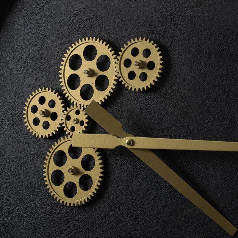Gear Clock Black - A&B Home