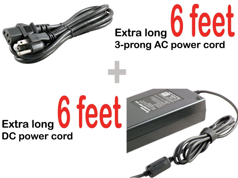 iTEKIRO 180W AC Adapter for MSI GS43VR, GS43VR Phantom Pro-006; MSI GS63VR, GS63VR Stealth Pro-001, GS63VR Stealth Pro-034, GS63VR Stealth Pro-041, GS63VR Stealth Pro-068, GS63VR Stealth Pro 4K-021