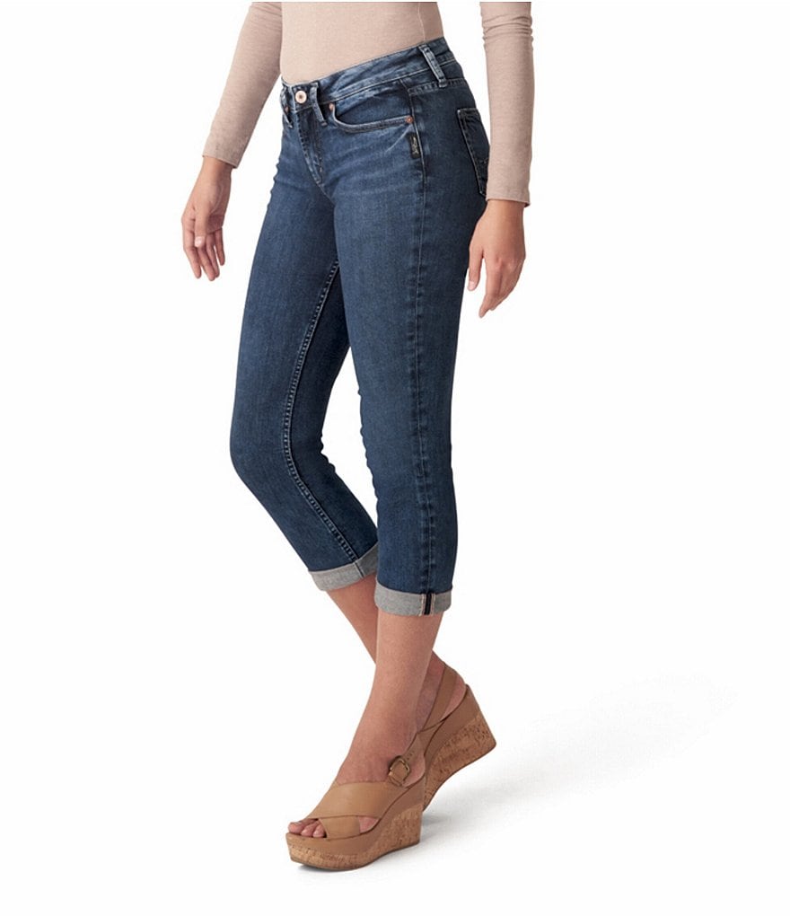 Celebrity Pink Destructed Cropped Skinny Jeans