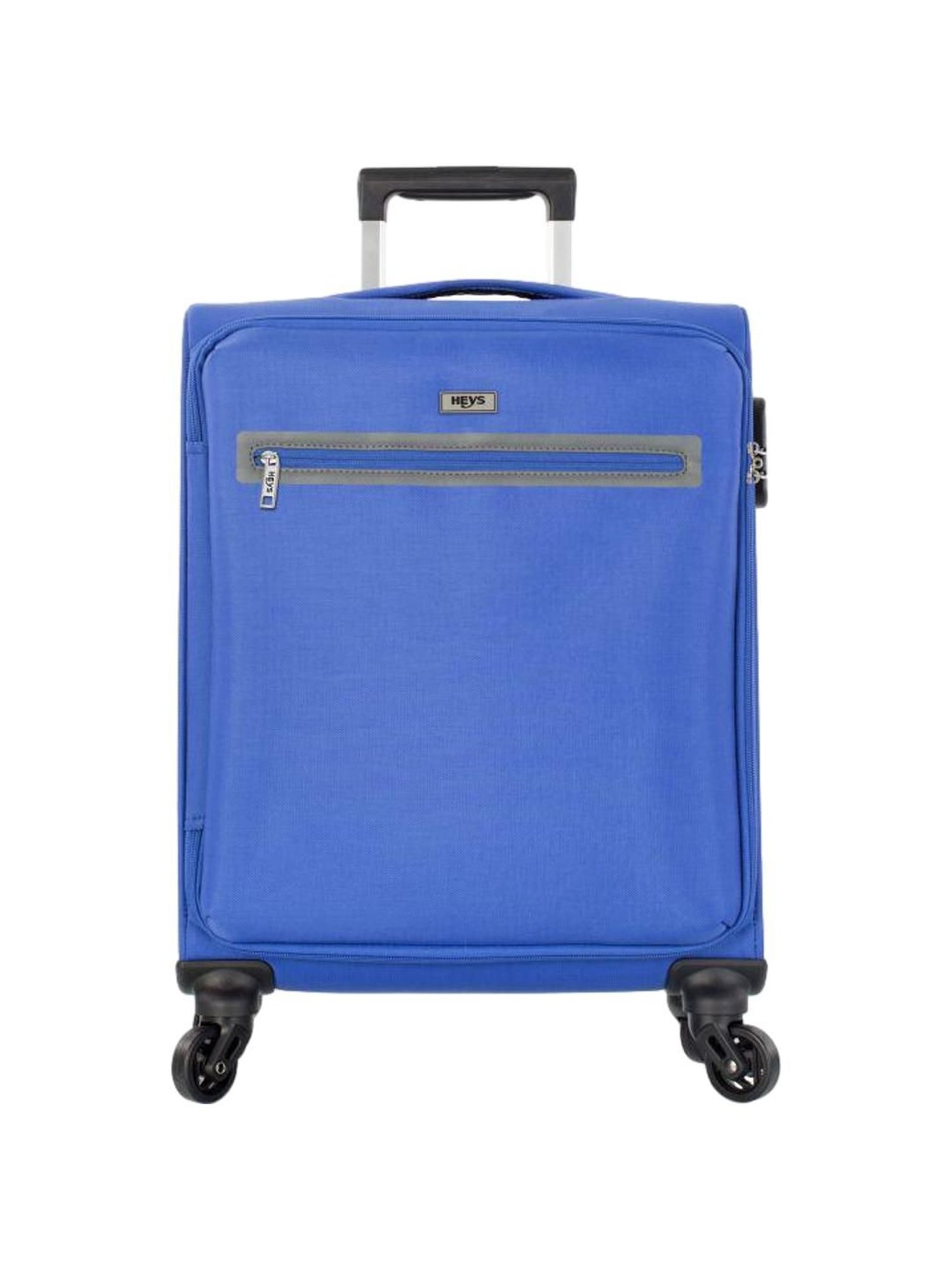 HEYS Xero G Blue Solid Soft Cabin Trolley Bag -21 cm