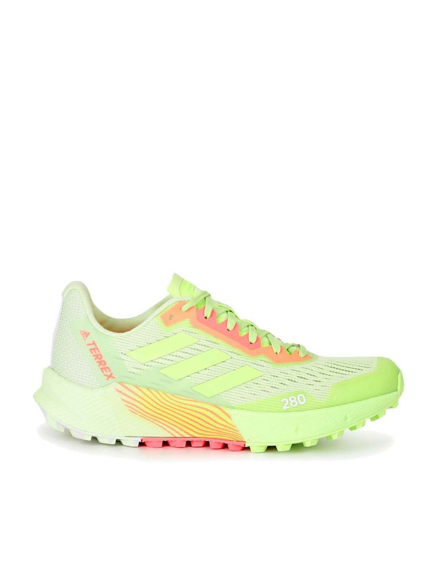 adidas Women's TERREX AGRAVIC FLOW 2 W Lime Green Outdoor Shoes