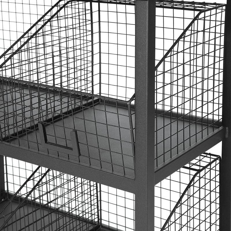 3 Drawer Hanover Storage Console Black - OSP Home Furnishings