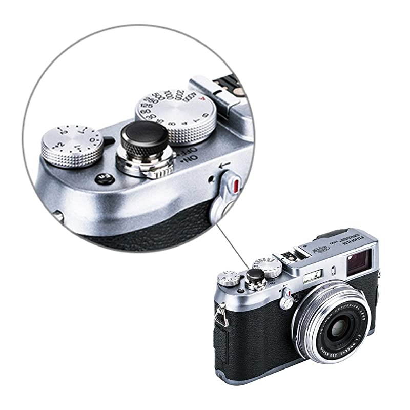 Camera Soft Release Button  Shutter Button for Fuji Fujifilm XT30 XT20 XT10 XT4 XT3 XT2 XPRO3 XPRO1 XPRO2 X100V X100S X100T X100F X30 XE3 XE2S RX10 II III IV Leica M10 ME MP 2Pack