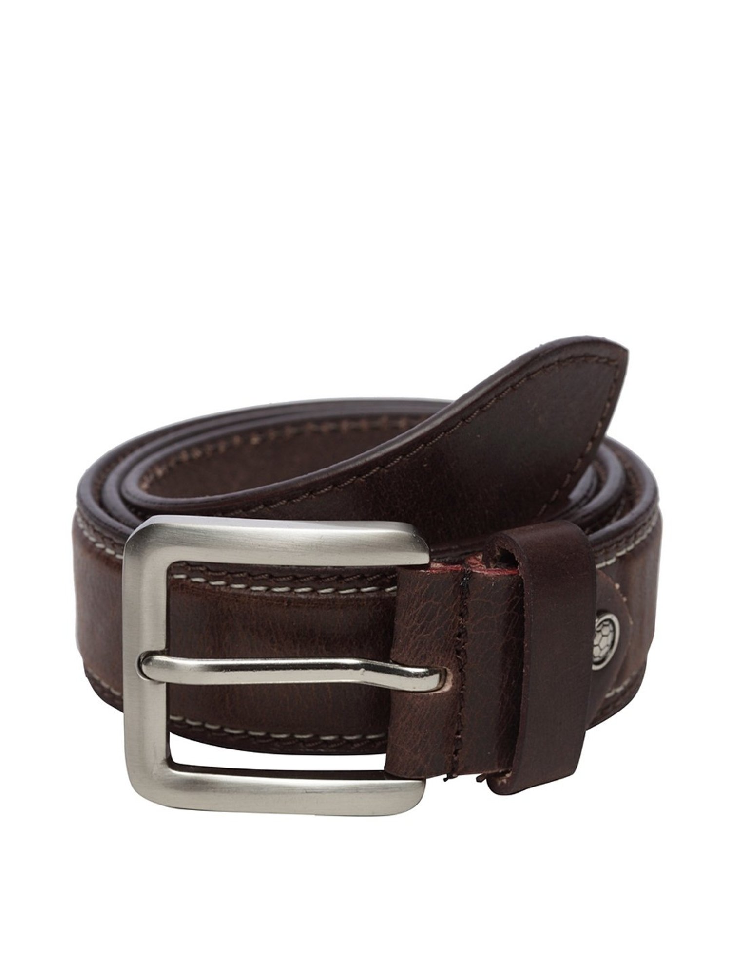 Fossil Griffin Brown Leather Casual Belt For Men