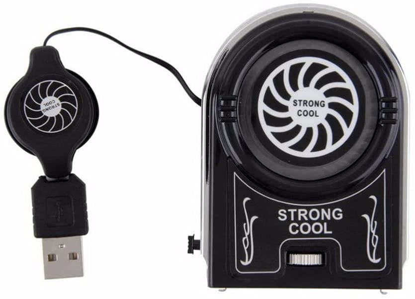 Mini Flexible Vacuum LED USB Cooler Air Extracting Cooling Pad Fan for Notebook Laptop Computer Peripheral External Cooling Fan